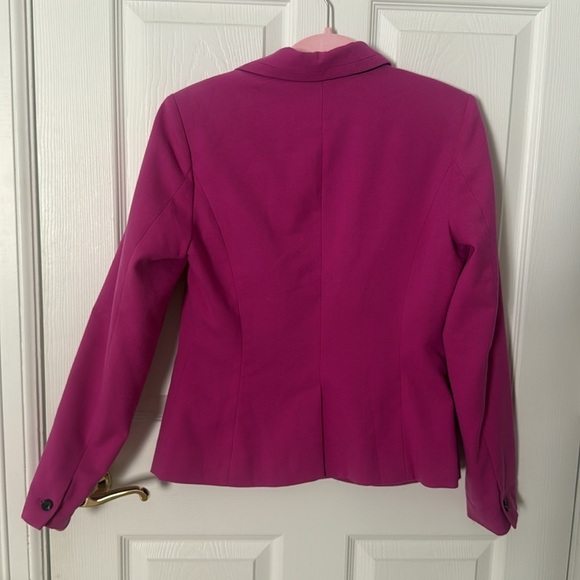 Merona Women's Fuchsia Blazer size 6 - Picture 4 of 4
